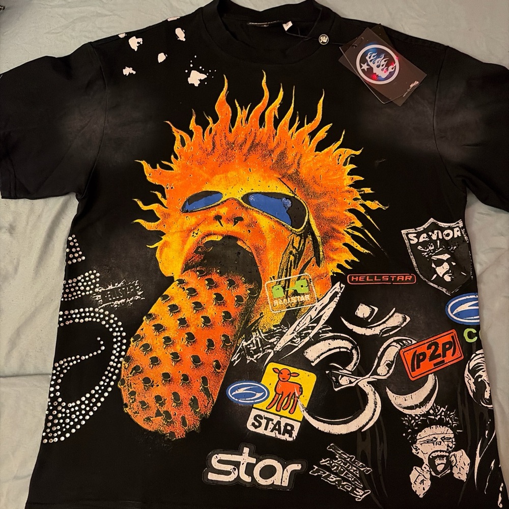 Graphic Black Short Sleeve Tee